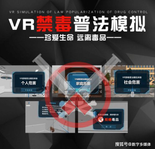 vr禁毒教育软件,真实感受毒后眩晕 幻听 幻视等反应